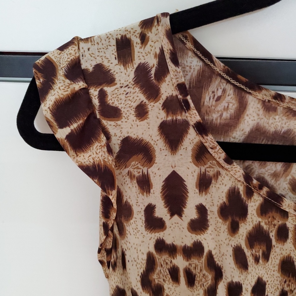 Leopard print dress size s